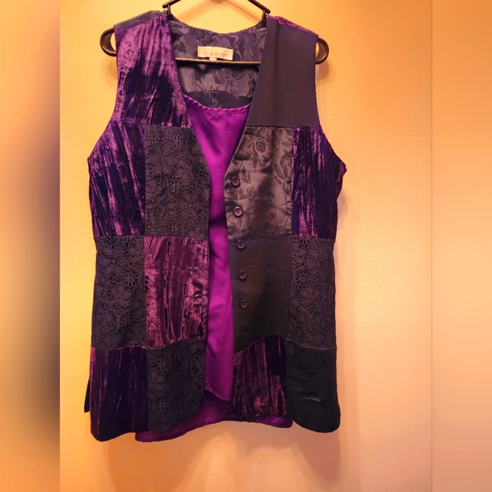 Limited  Patchwork Vest Size L